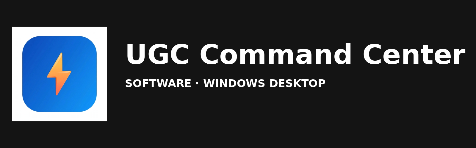 UGC Command Center Software